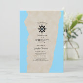 Retirement Party Nautical Custom Invitation (Debout devant)