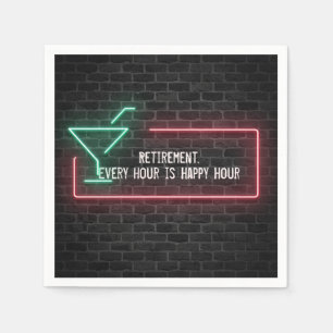 Retirement Party Neon \ Sign Servet