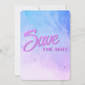 Retirement Party Save The Date Watercolor Golf Bag (Dos)