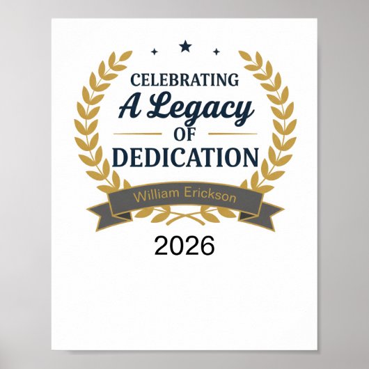 Retirement Poster (Voorkant)