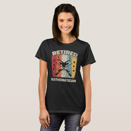 Retirement Retired Mathematician T-shirt (Voorkant volledig)