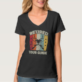 Retirement Retired Tour Guide T-shirt (Voorkant)