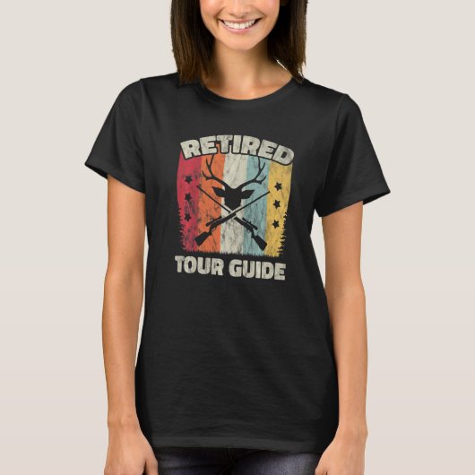 Retirement Retired Tour Guide T-shirt (Voorkant)