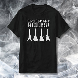 Retirement Rocks gitaarliefhebbers met pensioen T-shirt