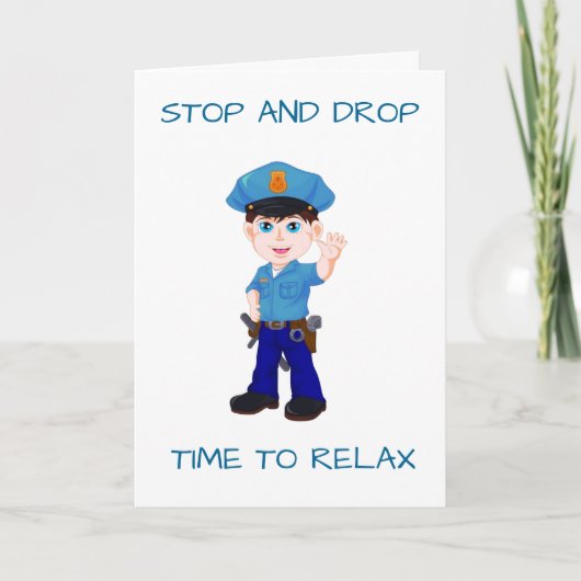 **RETIREMENT** STOP DROP RELAX RELAX RETIRELATION KAART (Voorkant)