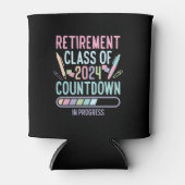 Retiret Klasse van 2024 Codown in uitvoering Blikjeskoeler (Voorkant)