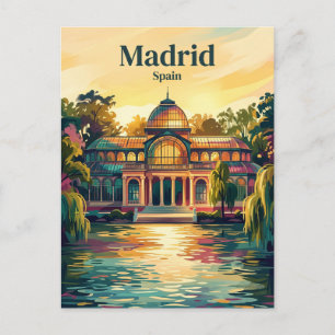 Retiro Park Spanje Briefkaart