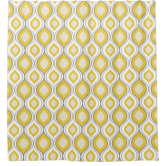 Reto Geometric Pattern Shower Curtain Douchegordijn (Voorkant)