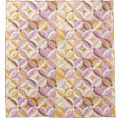 Reto Geometric Pattern Shower Curtain Douchegordijn (Voorkant)