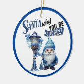 Reto Schattige kerstornament Keramisch Ornament (Links)