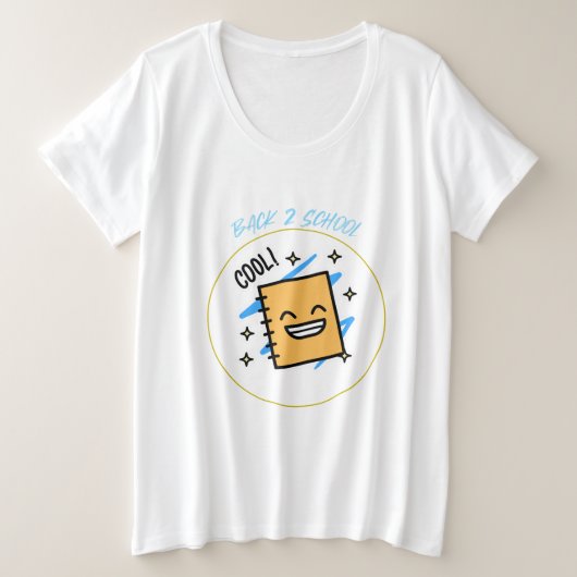 Retour 2 École Cool début T-shirt (Design devant)