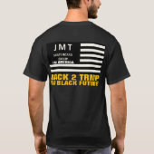 RETOUR 2 PAS D'AVENIR. T-shirt basique foncé (Dos)