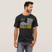 RETOUR 2 PAS D'AVENIR. T-shirt basique foncé (Devant entier)