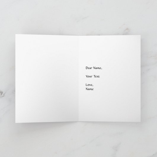 Retour À La Carte De Voeux À L'École (Intérieur)