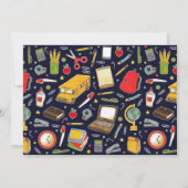 Retour À La Carte De Voeux À L'École (Dos)