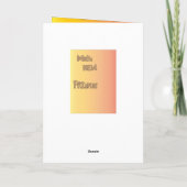 Retour à la carte de voeux de l'école (Dos)