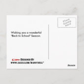 Retour à la carte postale de l'école (Dos)