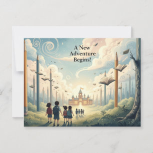 Retour à la carte postale de l'école