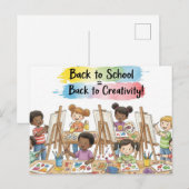 Retour à la carte postale de l'école (Devant / Derrière)