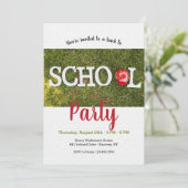 Retour à la fête scolaire 2 Invitation (Debout devant)