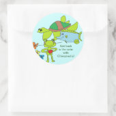 Retour à la nage avec autocollants Chiropractic (Sac)