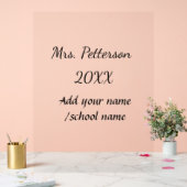 Retour à l'école ajouter nom de l'enseignant année (Mariage)