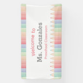 Retour à l'école Bannière de bienvenue (Verticale)