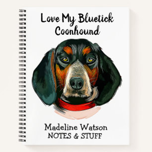 Retour à l'école Bluetick Coonhound carnet