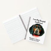 Retour à l'école Bluetick Coonhound carnet (Intérieur)