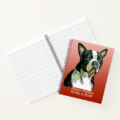 Retour à l'école Boston Terrier carnet (Intérieur)
