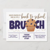 Retour à l'école Brunch Invitation (Devant)