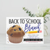 Retour à l'école Brunch Invitation (Debout devant)