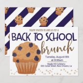Retour à l'école Brunch Invitation (Devant / Derrière)