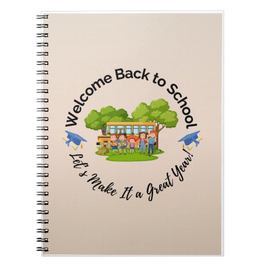 Retour à l'école – Cahier de la cour d'école (Devant)