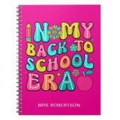 Retour à l'école carnet de spirale de professeur r (Devant)