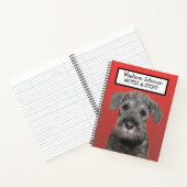 Retour à l'école carnet Schnauzer (Intérieur)