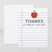 Retour à l'école Carte de cookie intelligente pour (Devant / Derrière)