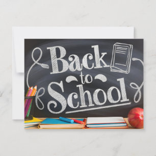 retour à l'école Carte postale