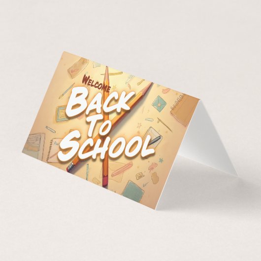 Retour à l'école – Conception d'art au crayon (Front)