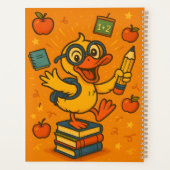 Retour à l'école | Couverture de canard mignon po (Dos)
