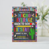 Retour À L'École Fête Invitation (Debout devant)