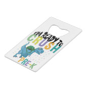 Retour À L'École Je suis prêt à écraser le dinosau (Devant Angle)