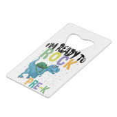 Retour à l'école Je suis prêt à rocher le dinosaur (Devant Angle)