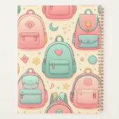 Retour à l'école motif des sacs à dos de nom perso (Dos)