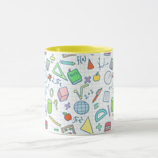 Retour à l'école : mug mathématique (Centre)