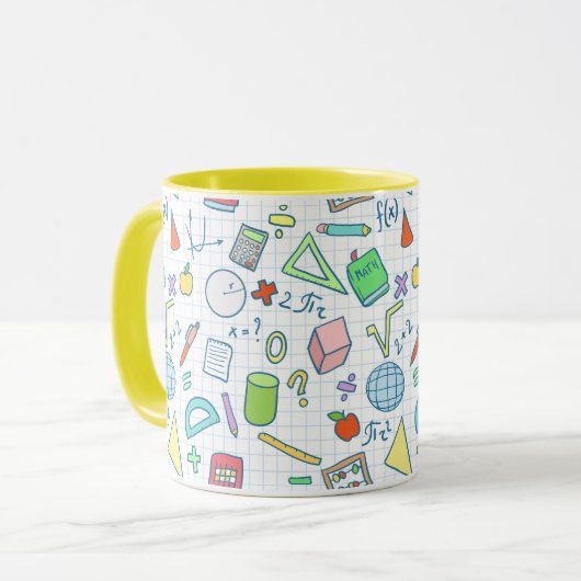 Retour à l'école : mug mathématique (Devant gauche)