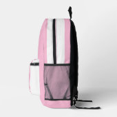 Retour À L'École Pink Blanc Enfants Sac À Dos Impr (Droite)