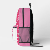 Retour à l'école Pink Dino thème Sac à dos imprimé (Droite)