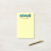 Retour à l'école Professeur Post-it® Notes 4 x 6 (Sur un bureau)