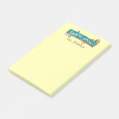 Retour à l'école Professeur Post-it® Notes 4 x 6 (Incliné)